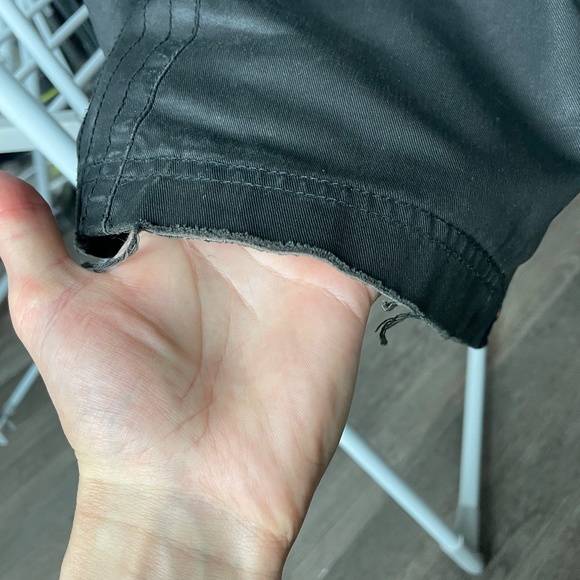 Buffalo David Bitton Black Waxed Cotton Jacket – Size Mens Medium - Picture 9 of 12